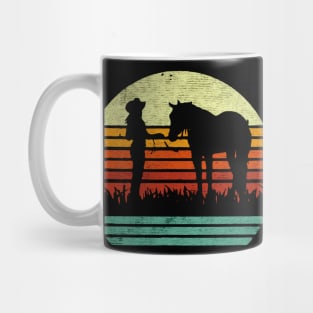 Horses equestrian girl Mug